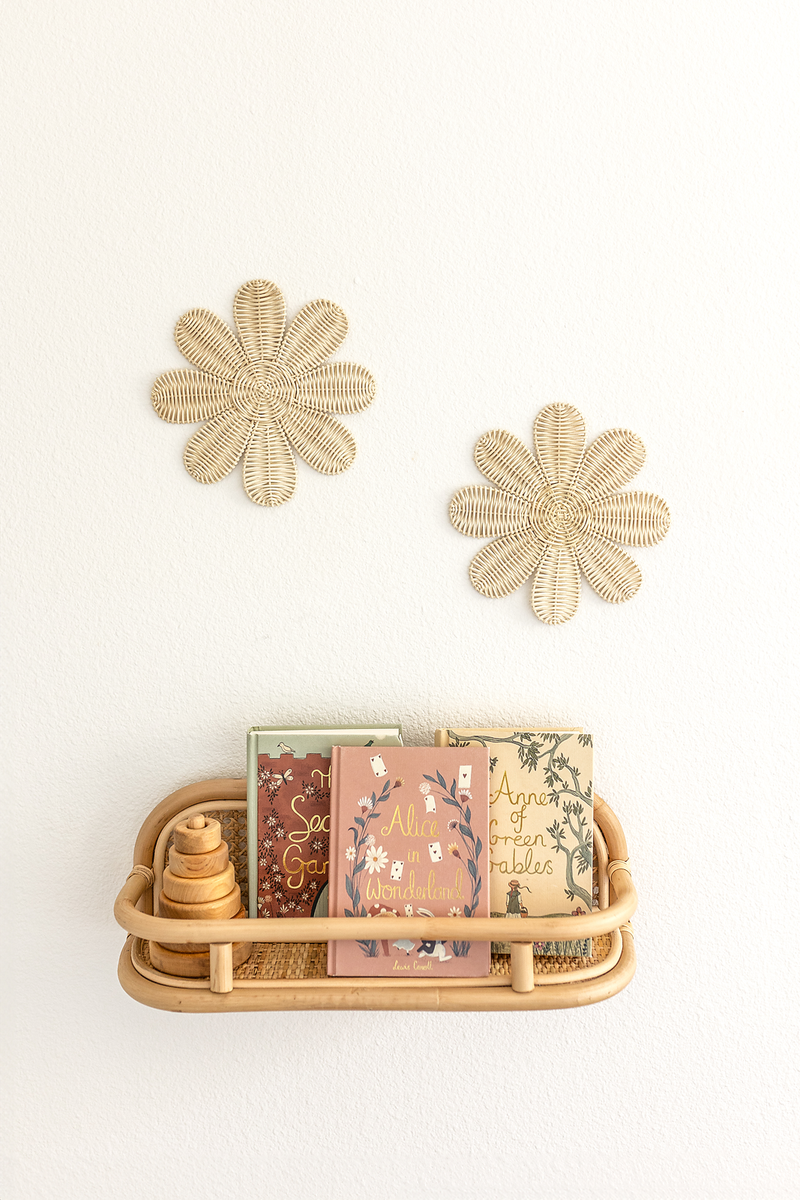 Whimsy Rattan Wall Shelf