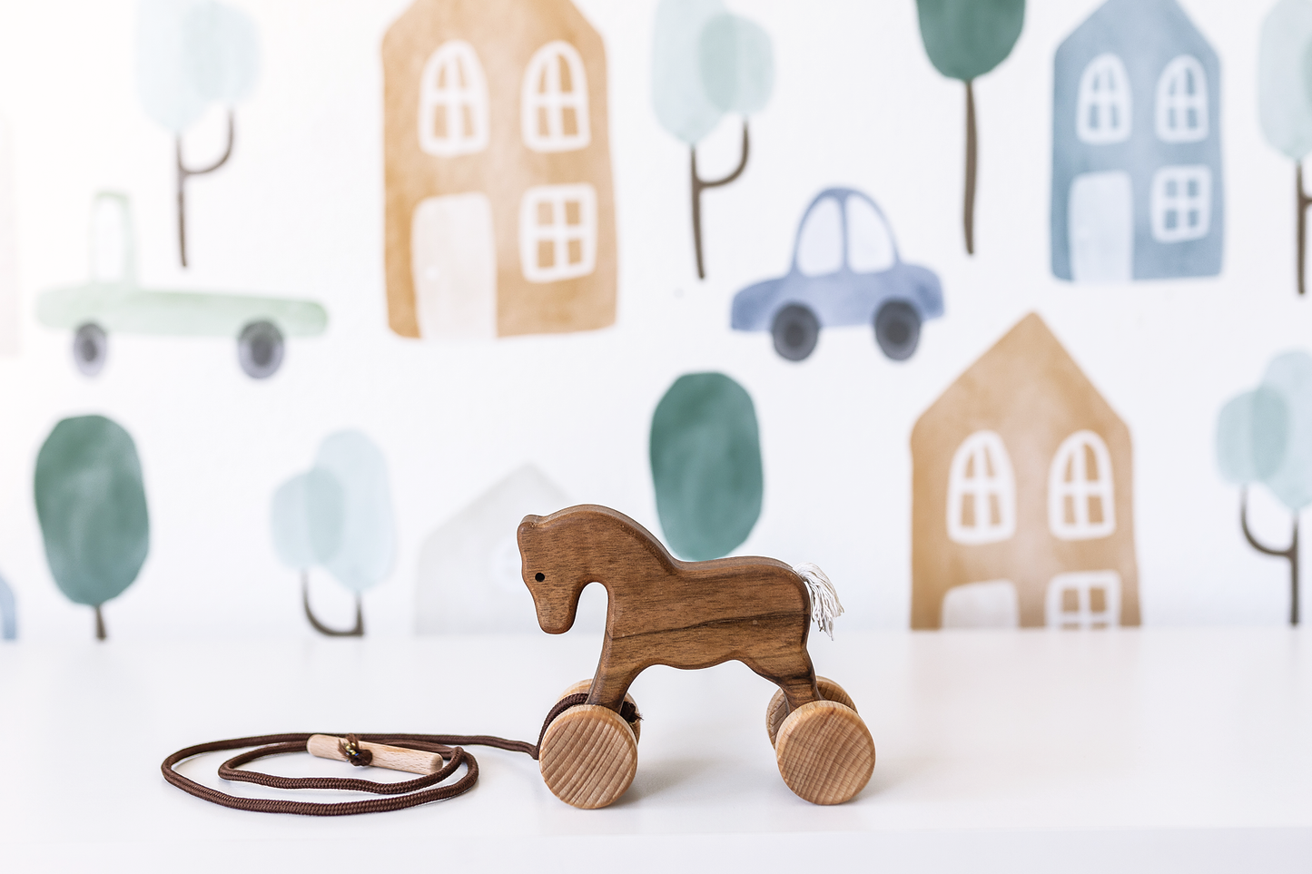 Jasper the Wooden Horse Pull-Toy