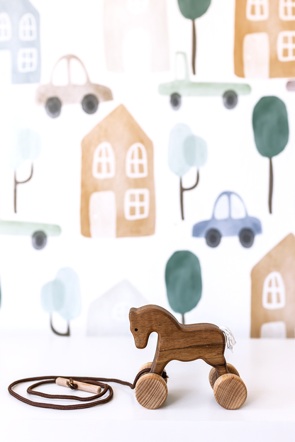 Jasper the Wooden Horse Pull-Toy