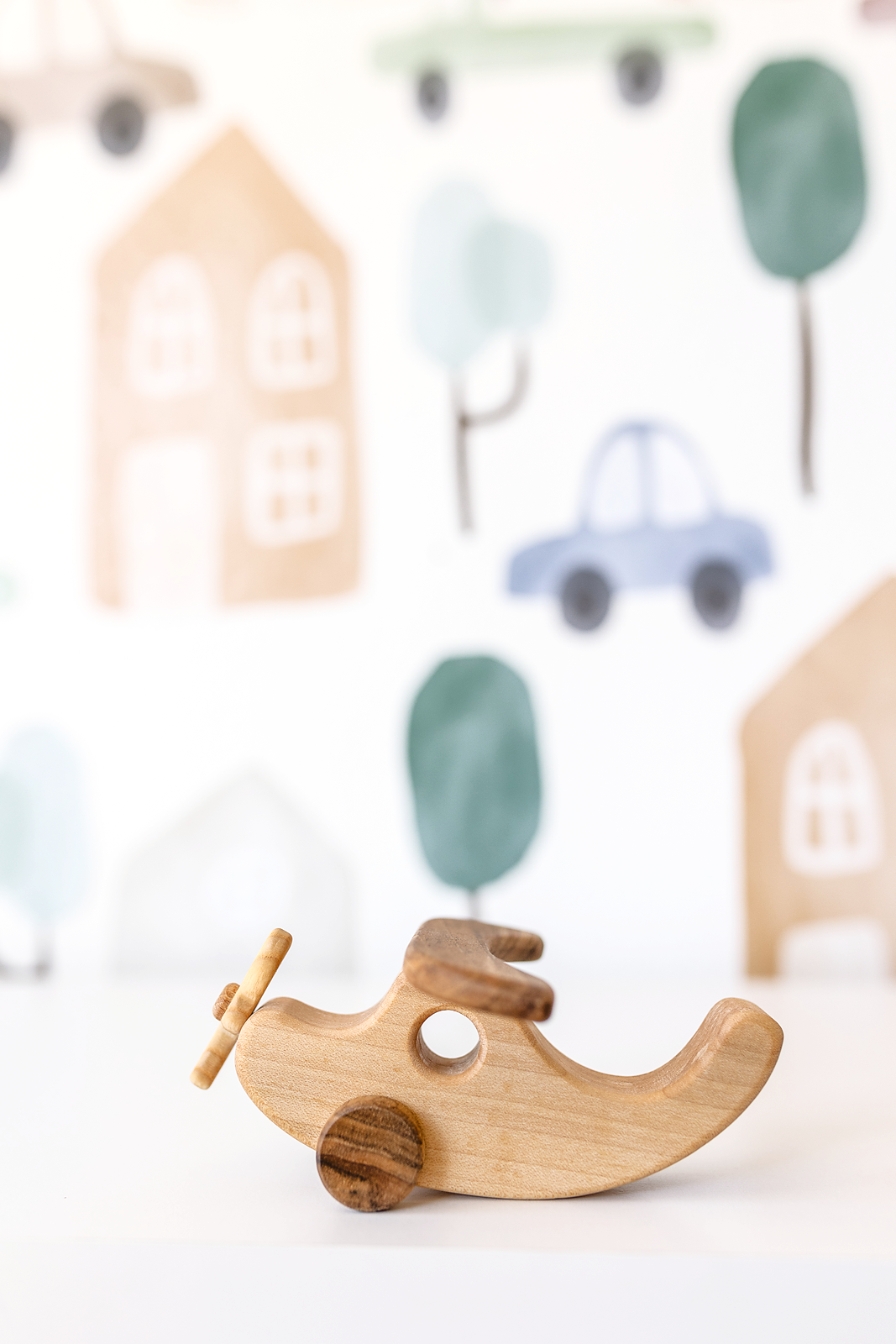 Amelia's Wooden Airplane Toy