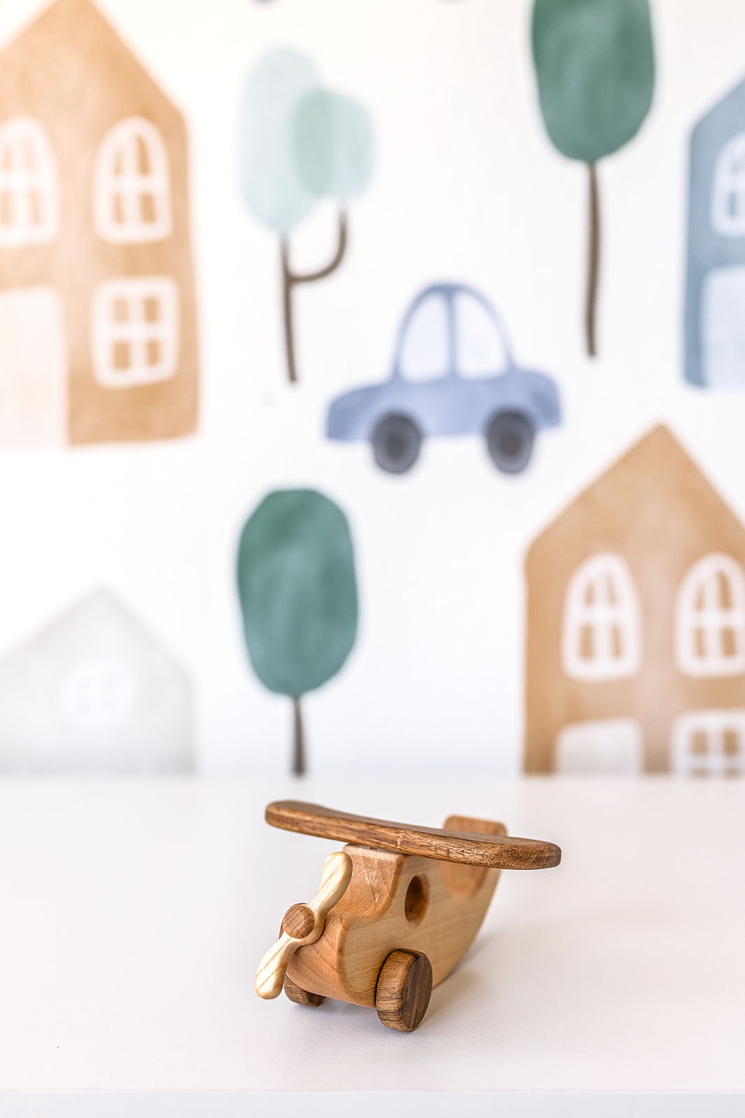 Amelia's Wooden Airplane Toy