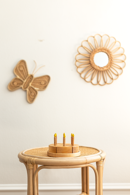 Wooden Birthday Cake Play Set