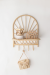 Lola Sunrise Rattan Wall Shelf