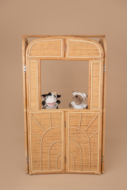 Timeless Adventures Rattan Puppet Theater