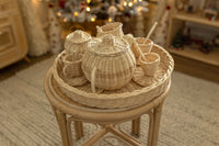 Carly's Rattan Tea Set