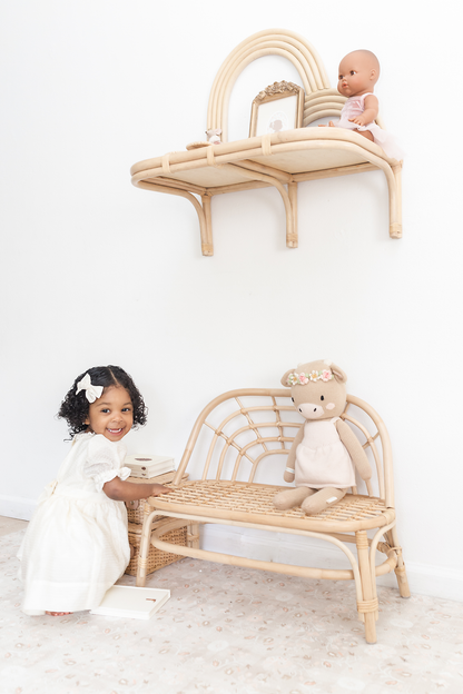 Sunny Nook Rattan Toddler Bench