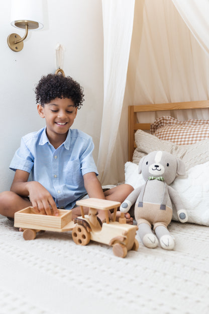 Finn's Wooden Tractor Toy