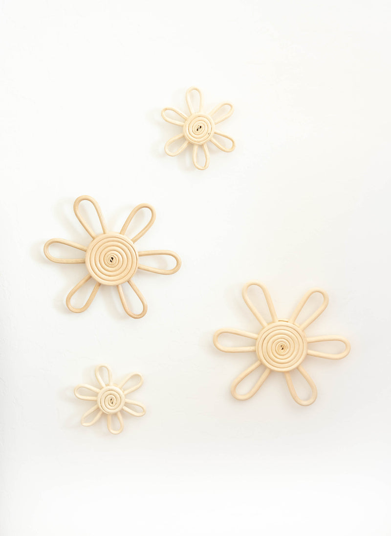 Fresh Flower Wall Decor 4 pc