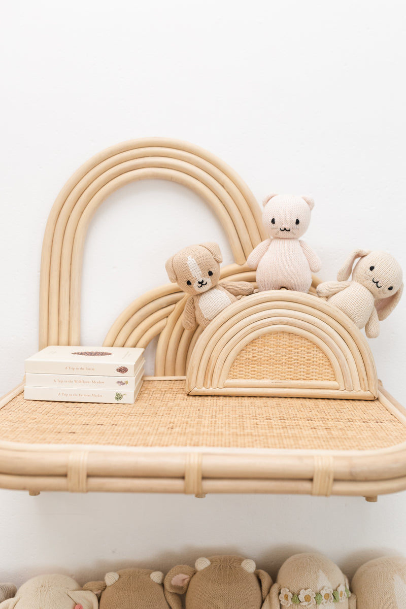 Rattan Desk Organizer