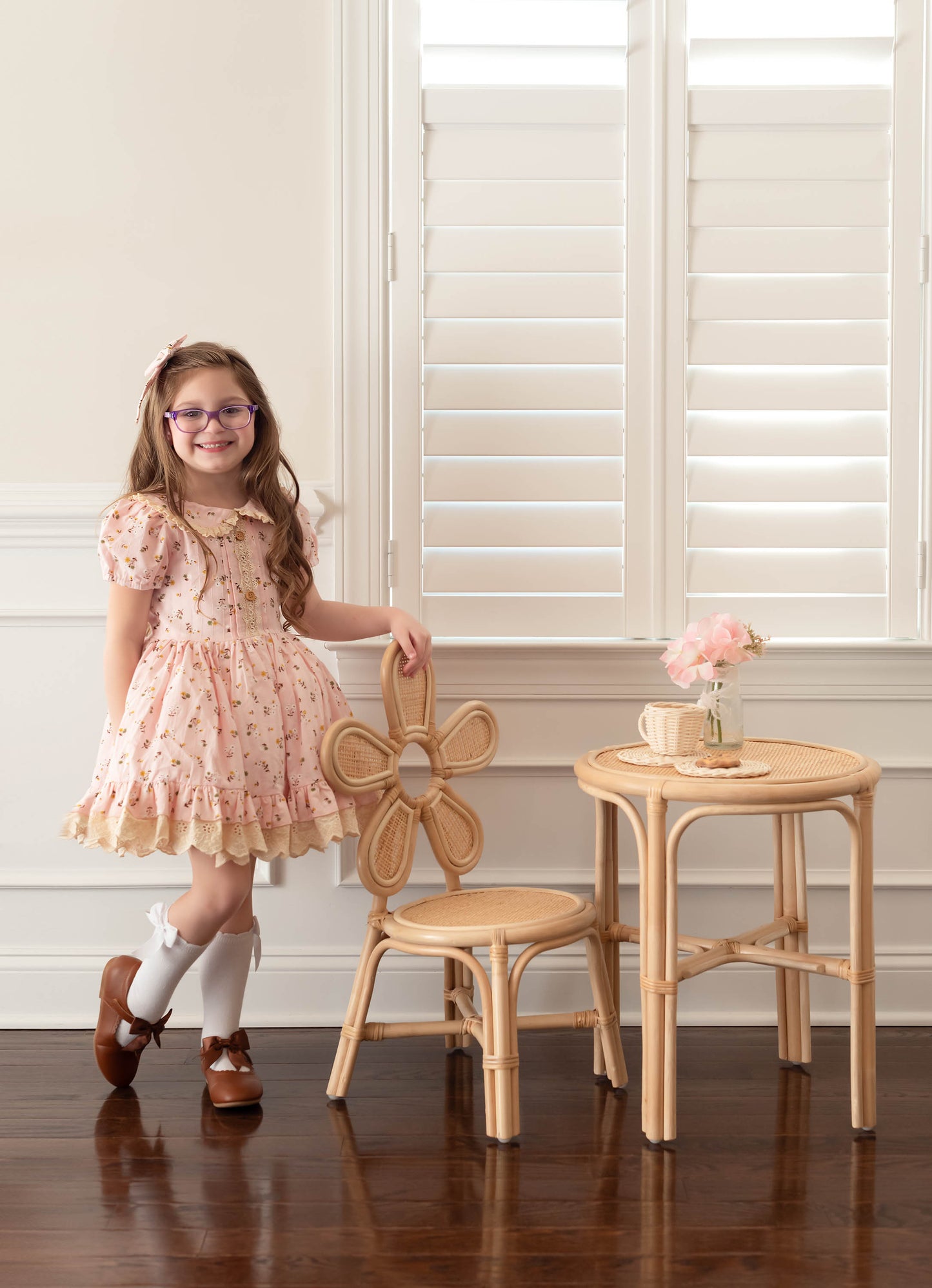 Brielle Rattan Children's Table