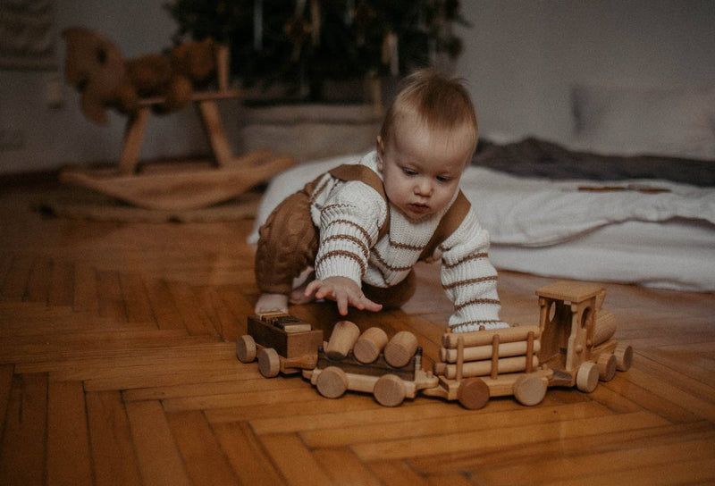 Timberland Express Wooden Train Set