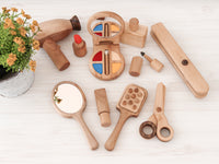 Wooden Salon Accessory Set