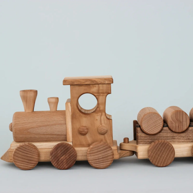 Timberland Express Wooden Train Set