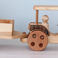 Finn's Wooden Tractor Toy