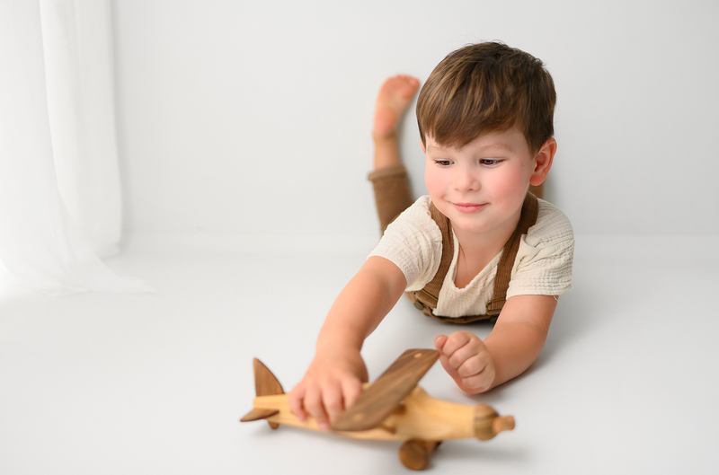 Jett's Wooden Airplane Toy