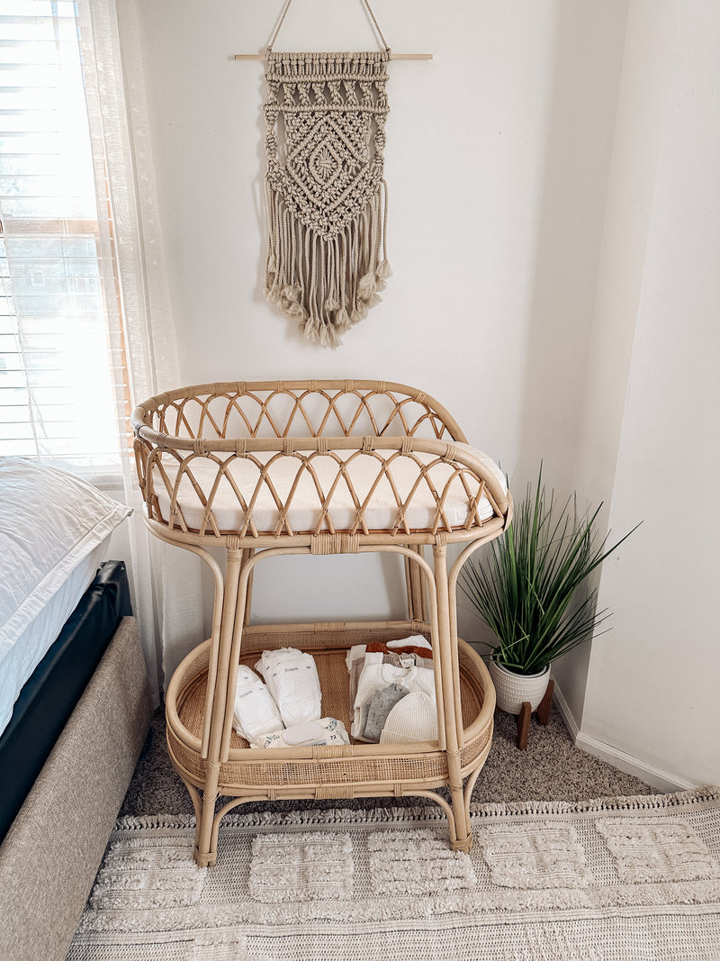 Tranquil Rattan Baby Changing Table