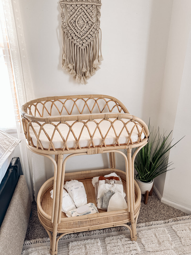 Tranquil Rattan Baby Changing Table