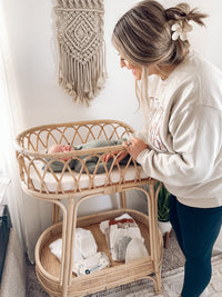 Tranquil Rattan Baby Changing Table