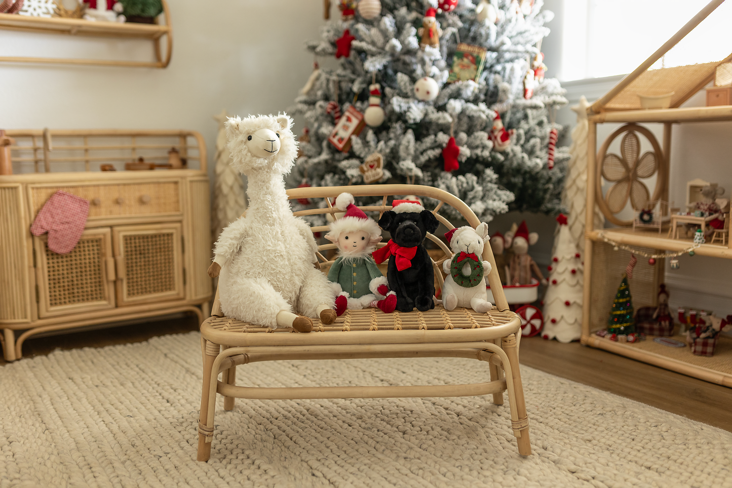 Sunny Nook Rattan Toddler Bench