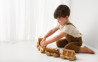 Timberland Express Wooden Train Set