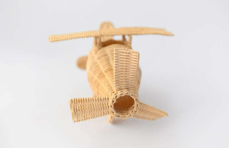 Leo's Rattan Airplane Toy